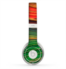The Green, Blue and Red Painted Oil Waves Skin for the Beats by Dre Solo 2 Headphones