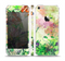 The Green Bright Watercolor Floral Skin Set for the Apple iPhone 5