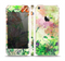 The Green Bright Watercolor Floral Skin Set for the Apple iPhone 5s