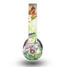 The Green Bright Watercolor Floral Skin for the Beats by Dre Original Solo-Solo HD Headphones