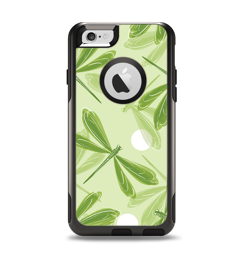 The Green DragonFly Apple iPhone 6 Otterbox Commuter Case Skin Set