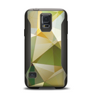 The Green Geometric Gradient Pattern Samsung Galaxy S5 Otterbox Commuter Case Skin Set