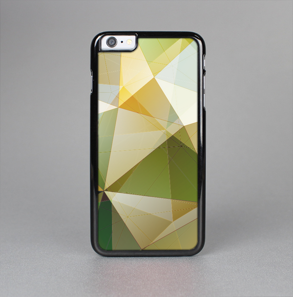 The Green Geometric Gradient Pattern Skin-Sert for the Apple iPhone 6 Skin-Sert Case