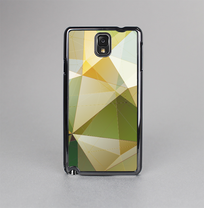 The Green Geometric Gradient Pattern Skin-Sert Case for the Samsung Galaxy Note 3