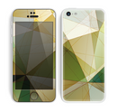 The Green Geometric Gradient Pattern Skin for the Apple iPhone 5c
