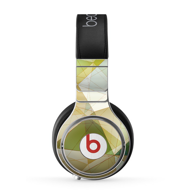 The Green Geometric Gradient Pattern Skin for the Beats by Dre Pro Headphones