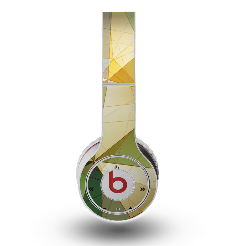 The Green Geometric Gradient Pattern Skin for the Original Beats by Dre Wireless Headphones