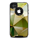 The Green Geometric Gradient Pattern Skin for the iPhone 4-4s OtterBox Commuter Case