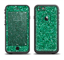 The Green Glitter Print Apple iPhone 6/6s LifeProof Fre Case Skin Set