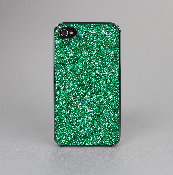 The Green Glitter Print Skin-Sert for the Apple iPhone 4-4s Skin-Sert Case