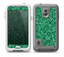 The Green Glitter Print Skin for the Samsung Galaxy S5 frē LifeProof Case