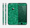 The Green Glitter Print Skin for the Apple iPhone 6