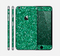 The Green Glitter Print Skin for the Apple iPhone 6 Plus