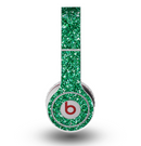 The Green Glitter Print Skin for the Original Beats by Dre Wireless Headphones