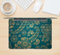 The Green & Gold Lace Pattern Skin Kit for the 12" Apple MacBook (A1534)