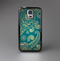 The Green & Gold Lace Pattern Skin-Sert Case for the Samsung Galaxy S5