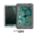 The Green & Gold Lace Pattern Skin for the Apple iPad Mini LifeProof Case
