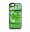 The Green Grunge Wood Apple iPhone 5-5s Otterbox Symmetry Case Skin Set