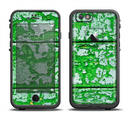 The Green Grunge Wood Apple iPhone 6/6s LifeProof Fre Case Skin Set