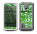 The Green Grunge Wood Skin for the Samsung Galaxy S5 frē LifeProof Case