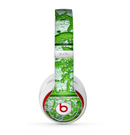 The Green Grunge Wood Skin for the Beats by Dre Studio (2013+ Version) Headphones