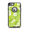 The Green Hawaiian Floral Pattern V4 Apple iPhone 6 Otterbox Defender Case Skin Set