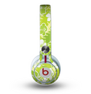 The Green Hawaiian Floral Pattern V4 Skin for the Beats by Dre Mixr Headphones
