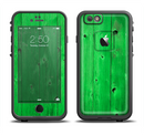 The Green Highlighted Wooden Planks Apple iPhone 6/6s Plus LifeProof Fre Case Skin Set