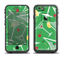 The Green Martini Drinks With Lemons Apple iPhone 6/6s Plus LifeProof Fre Case Skin Set