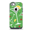 The Green Martini Drinks With Lemons Skin for the iPhone 5c OtterBox Commuter Case