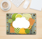 The Green Plaid & Polka Dotted Cloud Collage Skin Kit for the 12" Apple MacBook (A1534)