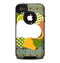 The Green Plaid & Polka Dotted Cloud Collage Skin for the iPhone 4-4s OtterBox Commuter Case