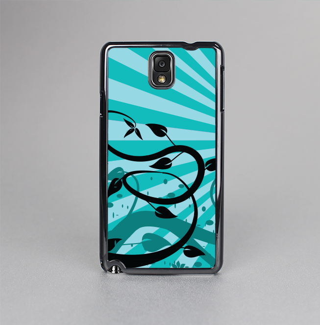 The Green Rays with Vines Skin-Sert Case for the Samsung Galaxy Note 3