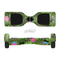 The Green Retro Floral and Skulls Full-Body Skin Set for the Smart Drifting SuperCharged iiRov HoverBoard