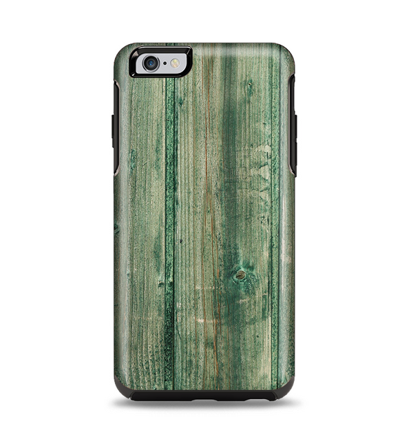 The Green Tinted Wood Planks Apple iPhone 6 Plus Otterbox Symmetry Case Skin Set