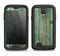 The Green Tinted Wood Planks Samsung Galaxy S4 LifeProof Fre Case Skin Set