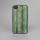 The Green Tinted Wood Planks Skin-Sert for the Apple iPhone 4-4s Skin-Sert Case