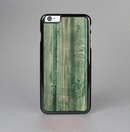 The Green Tinted Wood Planks Skin-Sert Case for the Apple iPhone 6 Plus