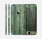 The Green Tinted Wood Planks Skin for the Apple iPhone 6 Plus