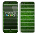 The Green Turf Football Field Skin for the Apple iPhone 5c
