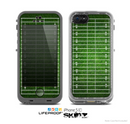 The Green Turf Football Field Skin for the Apple iPhone 5c LifeProof Case
