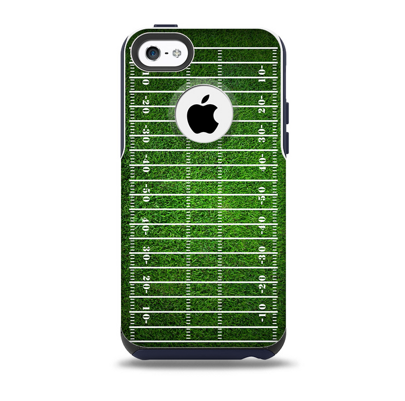 The Green Turf Football Field Skin for the iPhone 5c OtterBox Commuter Case