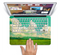 The Green Vintage Field Scene Skin Set for the Apple MacBook Air 13"
