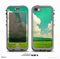 The Green Vintage Field Scene Skin for the iPhone 5c nüüd LifeProof Case