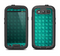 The Green Wavy Abstract Pattern Samsung Galaxy S4 LifeProof Fre Case Skin Set