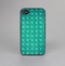 The Green Wavy Abstract Pattern Skin-Sert for the Apple iPhone 4-4s Skin-Sert Case