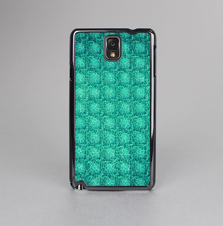The Green Wavy Abstract Pattern Skin-Sert Case for the Samsung Galaxy Note 3