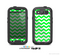 The Green & White Chevron Pattern Skin For The Samsung Galaxy S3 LifeProof Case