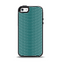 The Green & White Wavy Squares Apple iPhone 5-5s Otterbox Symmetry Case Skin Set