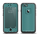 The Green & White Wavy Squares Apple iPhone 6/6s LifeProof Fre Case Skin Set